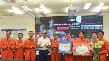 PV GAS NCSP đạt mốc vận chuyển an toàn 110 tỷ m3 khí