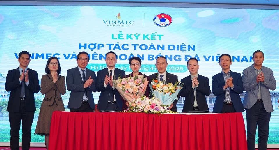VFF bắt tay Vinmec đưa y học thể thao Việt Nam vươn tầm châu Á