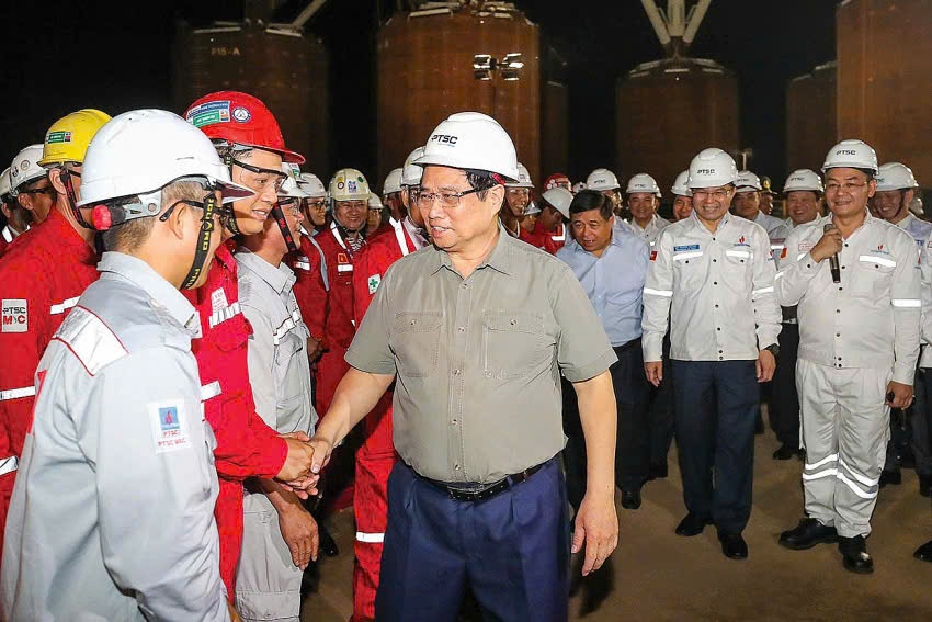 Bản lĩnh và trí tuệ người lao động là hạt nhân đưa Petrovietnam vượt qua khó khăn, phát triển bền vững