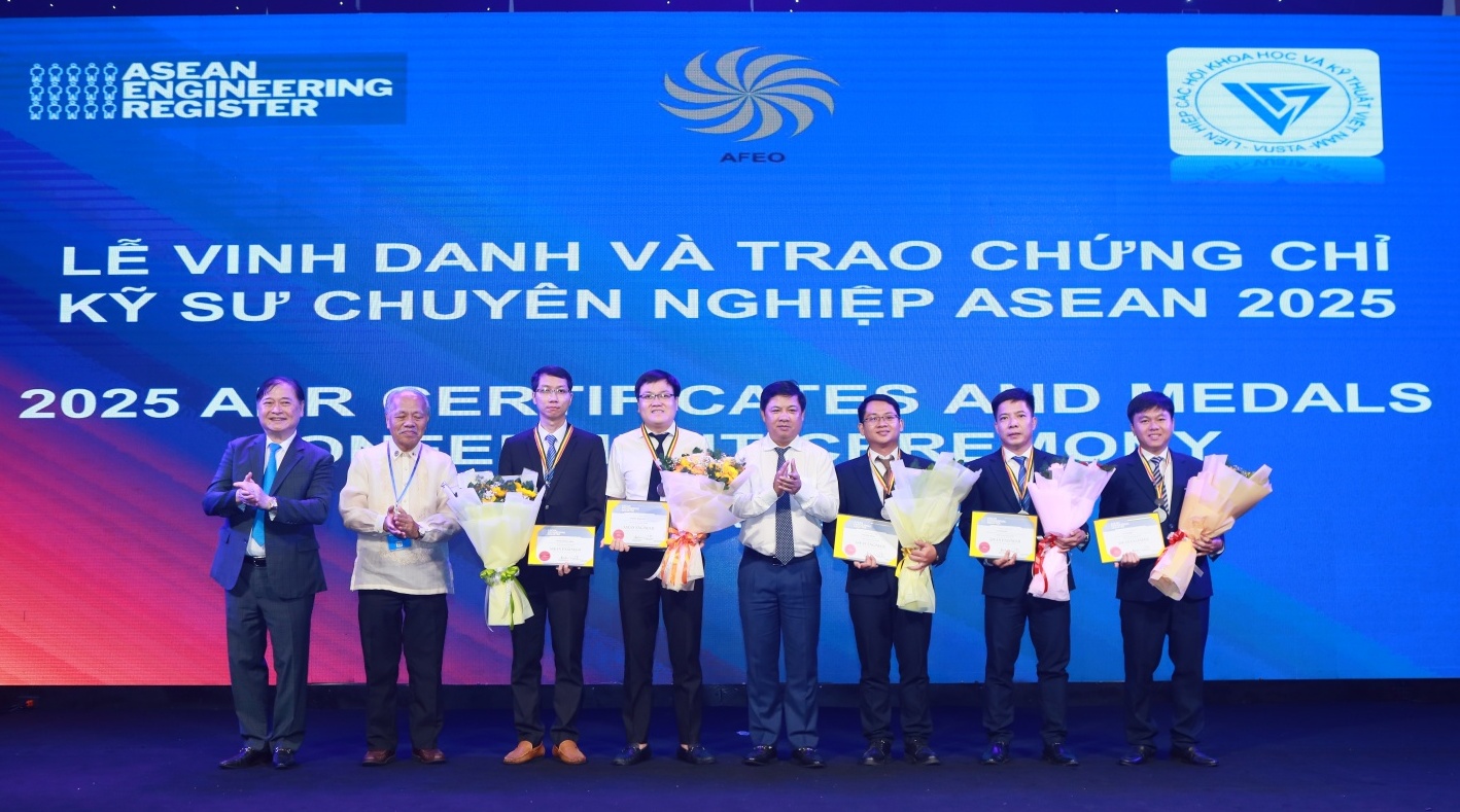 Vinh danh 20 kỹ sư tiêu biểu tại Hội nghị AFEO năm 2025