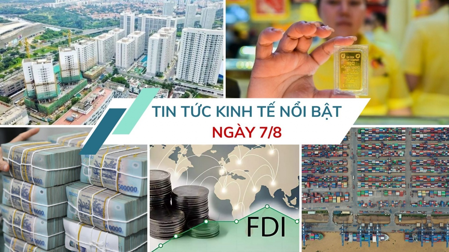 Tin tức kinh tế ngày 7/8: Vốn FDI thực hiện cao nhất 5 năm