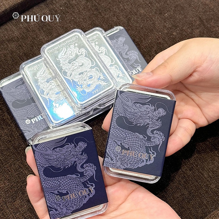 -	Bạc tích lũy ngày càng được thị trường Việt Nam quan tâm. Ảnh: Tập đoàn Vàng bạc đá quý Phú Quý cung cấp.