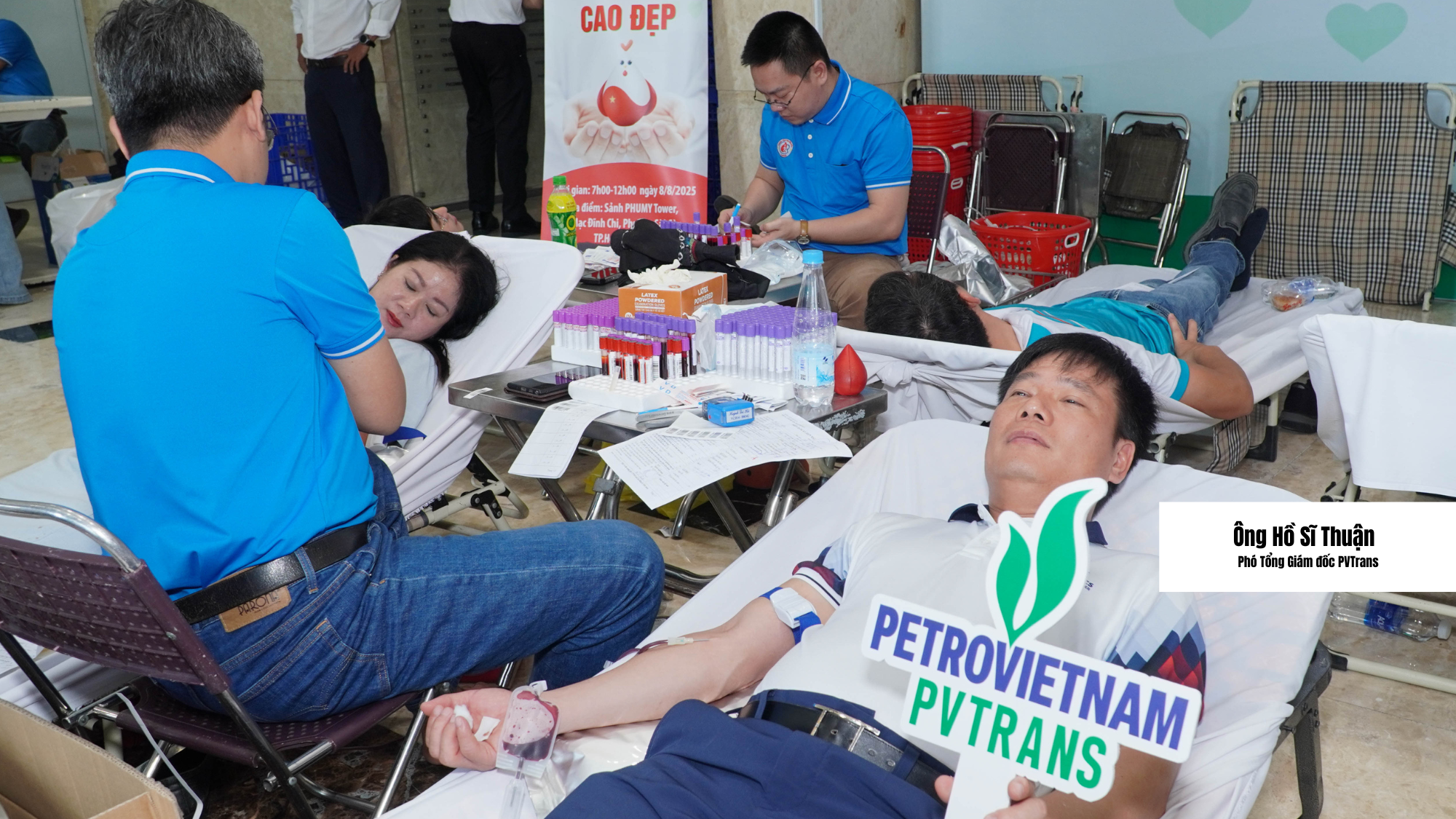 PVFCCo – Phú Mỹ và PVTrans lan tỏa yêu thương qua chương trình hiến máu nhân đạo năm 2025