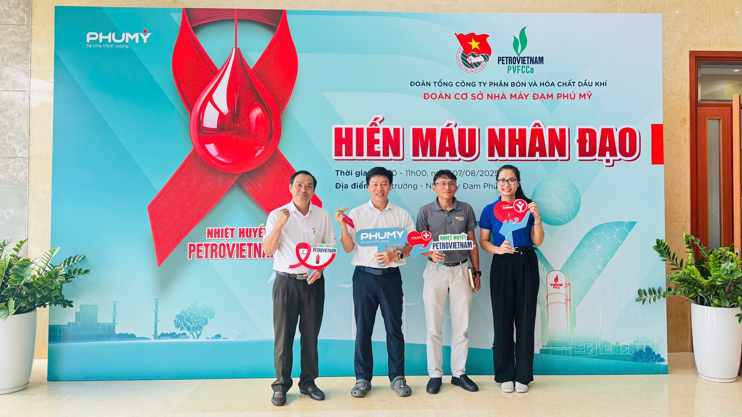 PVFCCo – Phú Mỹ và PVTrans lan tỏa yêu thương qua chương trình hiến máu nhân đạo năm 2025