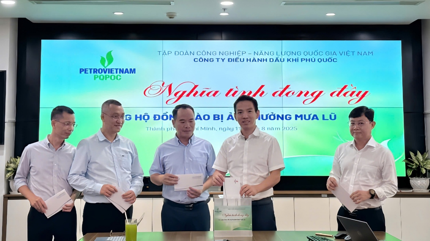 PQPOC chung tay hướng về đồng bào các tỉnh phía Bắc chịu ảnh hưởng bởi mưa lũ
