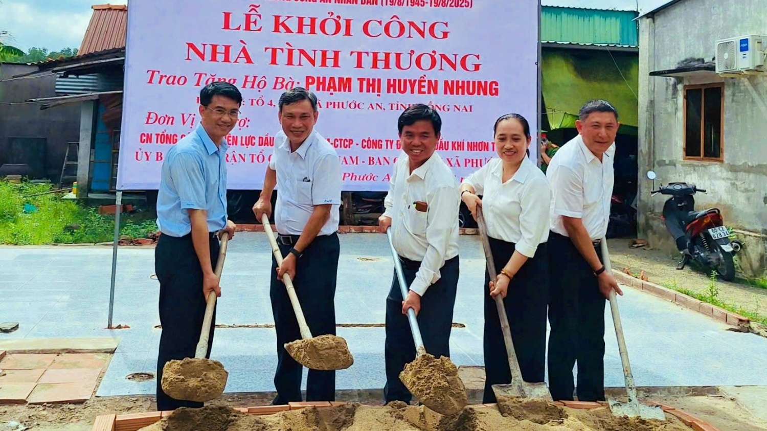 PV Power NT khởi công xây dựng nhà tình thương cho hộ gia đình có hoàn cảnh đặc biệt khó khăn tại xã Phước An (Đồng Nai)