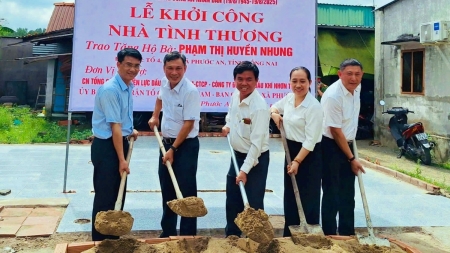 PV Power NT khởi công xây dựng nhà tình thương cho hộ gia đình có hoàn cảnh đặc biệt khó khăn tại xã Phước An (Đồng Nai)