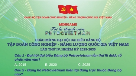 Công bố kết quả Minigame “Tôi là thành viên Petrovietnam”: Lan tỏa tinh thần đoàn kết, bản lĩnh và khát vọng