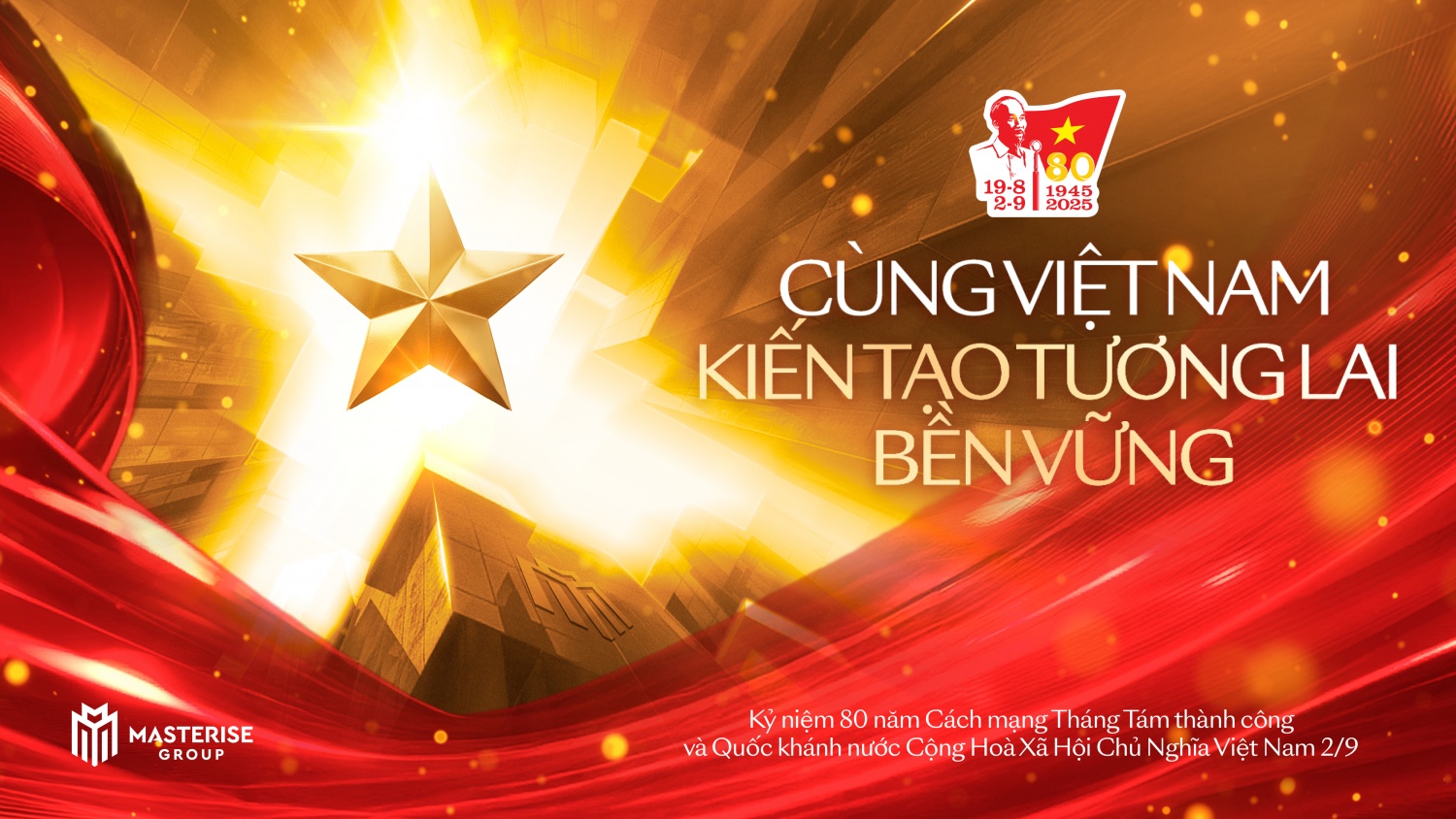 Masterise Group đồng hành Chiến dịch quốc gia, tiếp sức và lan toả tinh thần yêu nước nhân dịp 80 năm Quốc khánh 2/9