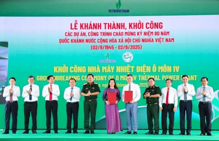 [Chùm ảnh] Lễ khởi công dự án Nhà máy Nhiệt điện Ô Môn IV