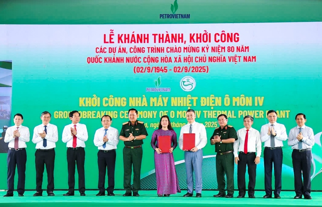 [Chùm ảnh] Lễ khởi công dự án Nhà máy Nhiệt điện Ô Môn IV