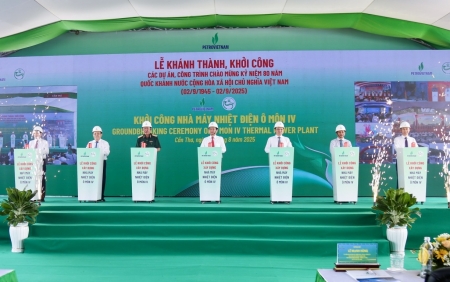 [Chùm ảnh] Lễ khởi công dự án Nhà máy Nhiệt điện Ô Môn IV