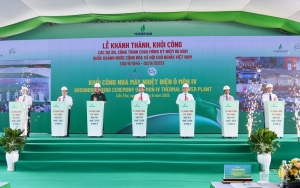 [Chùm ảnh] Lễ khởi công dự án Nhà máy Nhiệt điện Ô Môn IV