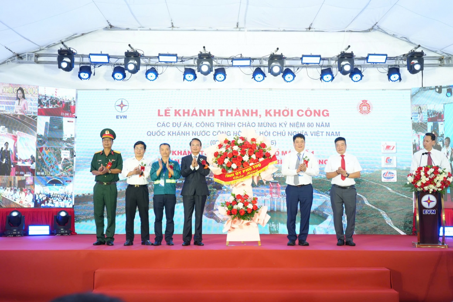 Lễ khánh thành hoà lưới điện Tổ máy số 1 Dự án Nhà máy thuỷ điện Hoà Bình mở rộng