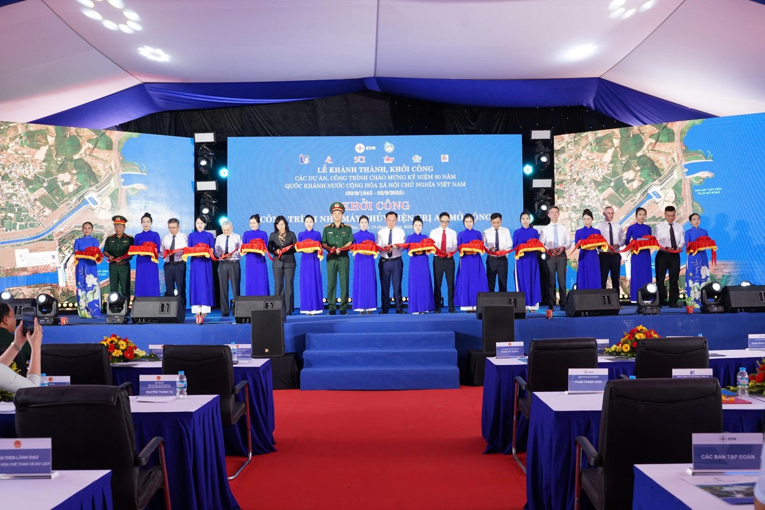 Khởi công công trình Nhà máy thủy điện Trị An mở rộng