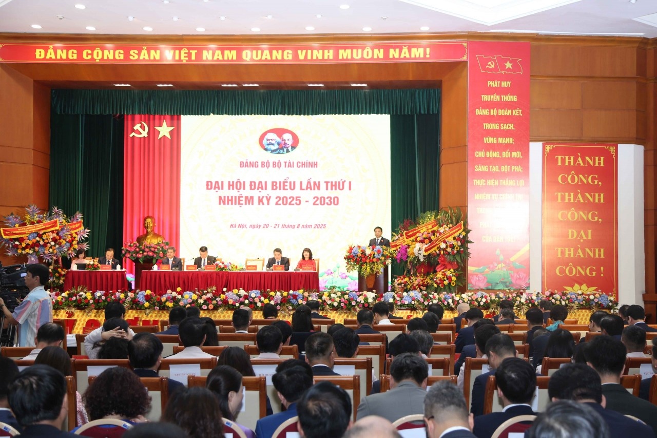 Đại hội đại biểu Đảng bộ Bộ Tài chính lần thứ I, nhiệm kỳ 2025 - 2030