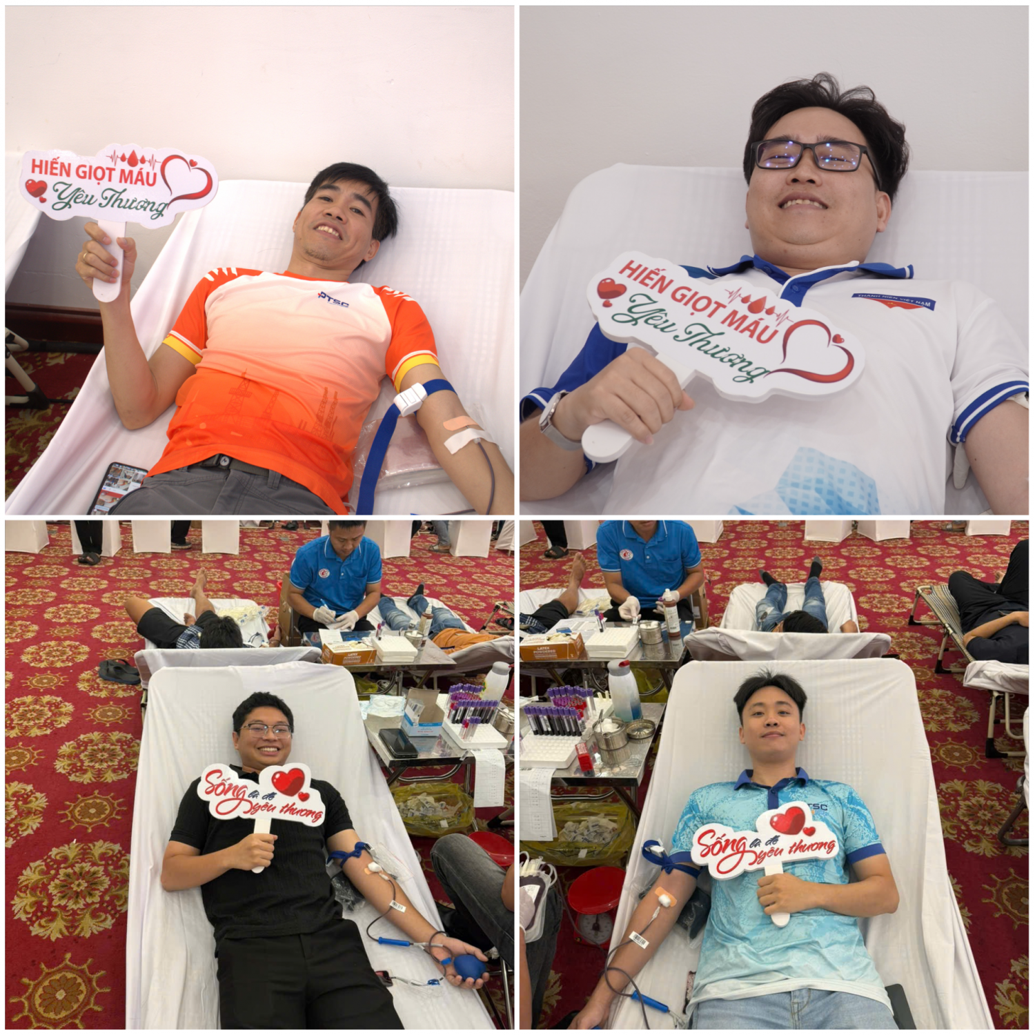 Ngày hội hiến máu tình nguyện tuổi trẻ PTSC M&C và các đơn vị: “Giọt máu hồng từ những trái tim không biên giới”