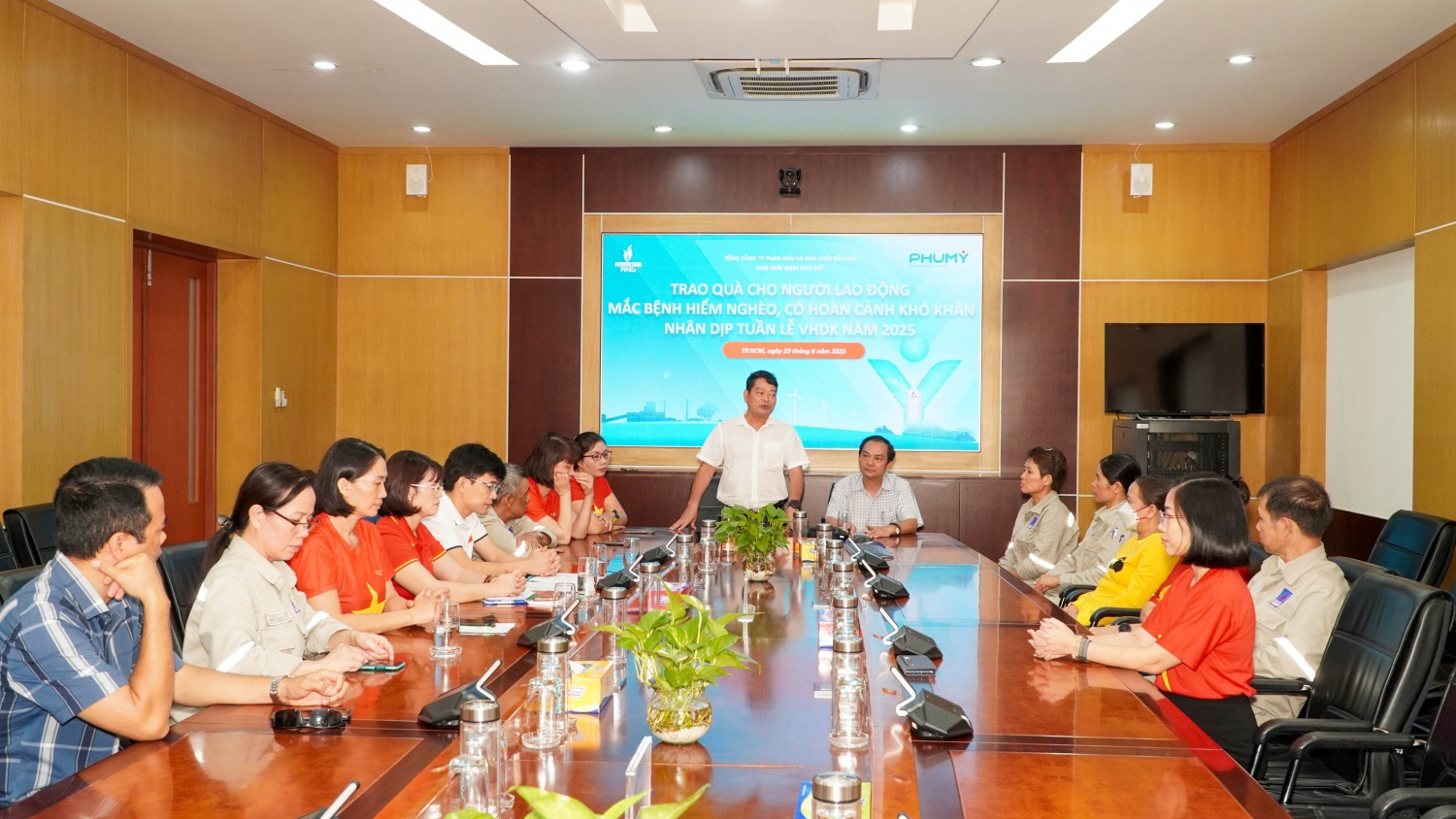 Công đoàn Phú Mỹ tiếp thêm nghị lực cho người lao động vượt khó Công đoàn Phú Mỹ tiếp thêm nghị lực cho người lao động vượt khó