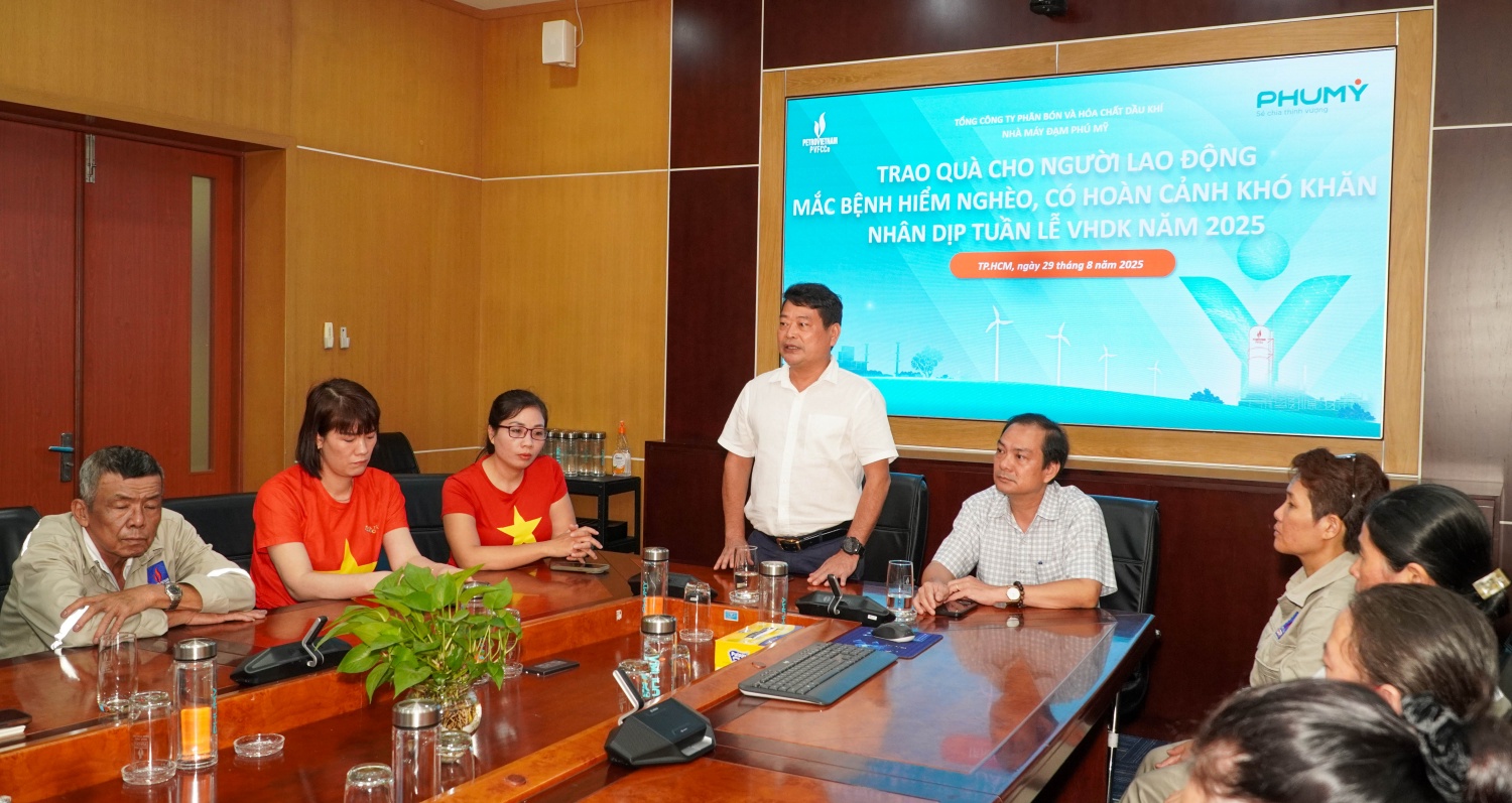 Công đoàn Phú Mỹ tiếp thêm nghị lực cho người lao động vượt khó Công đoàn Phú Mỹ tiếp thêm nghị lực cho người lao động vượt khó