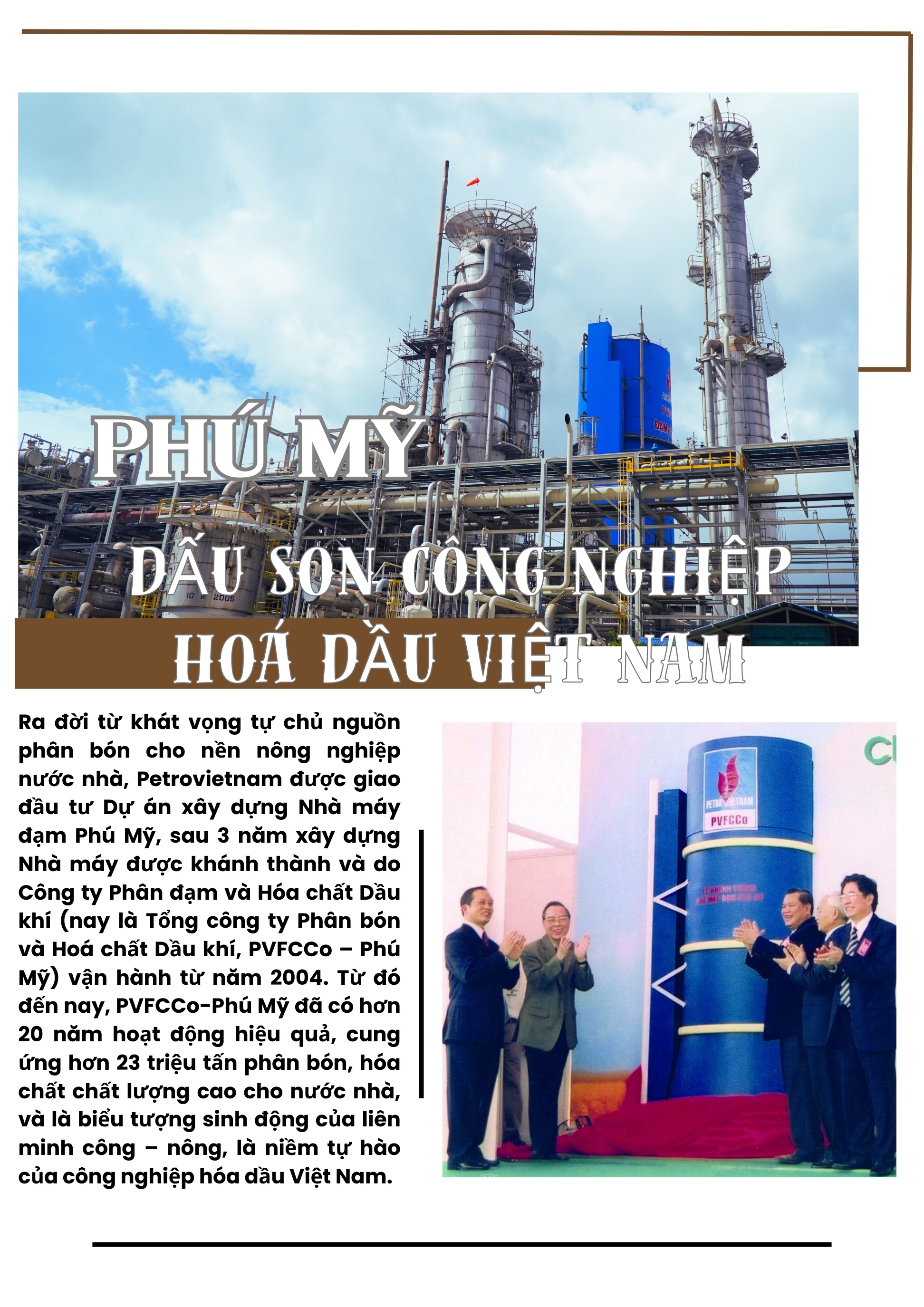 Phú Mỹ – Dấu son công nghiệp hóa dầu Việt Nam