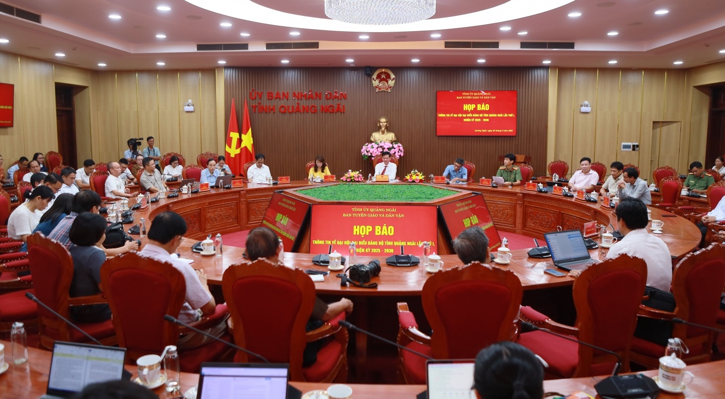 Sẵn sàng cho Đại hội đại biểu Đảng bộ tỉnh Quảng Ngãi nhiệm kỳ 2025-2030