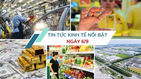 Tin tức kinh tế ngày 6/9: CPI tháng 8 tăng 0,05%