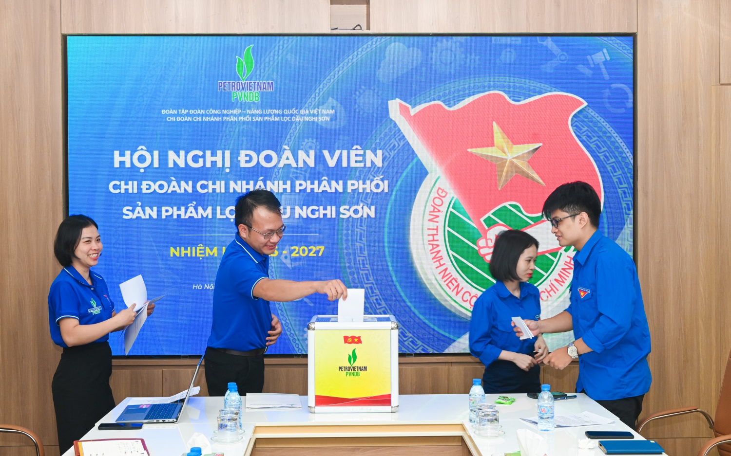 Hội nghị tiến hành bầu cử đoàn đại biểu dự Đại hội đại biểu Đoàn Thanh niên Petrovietnam lần thứ IV, nhiệm kỳ 2025-2030.