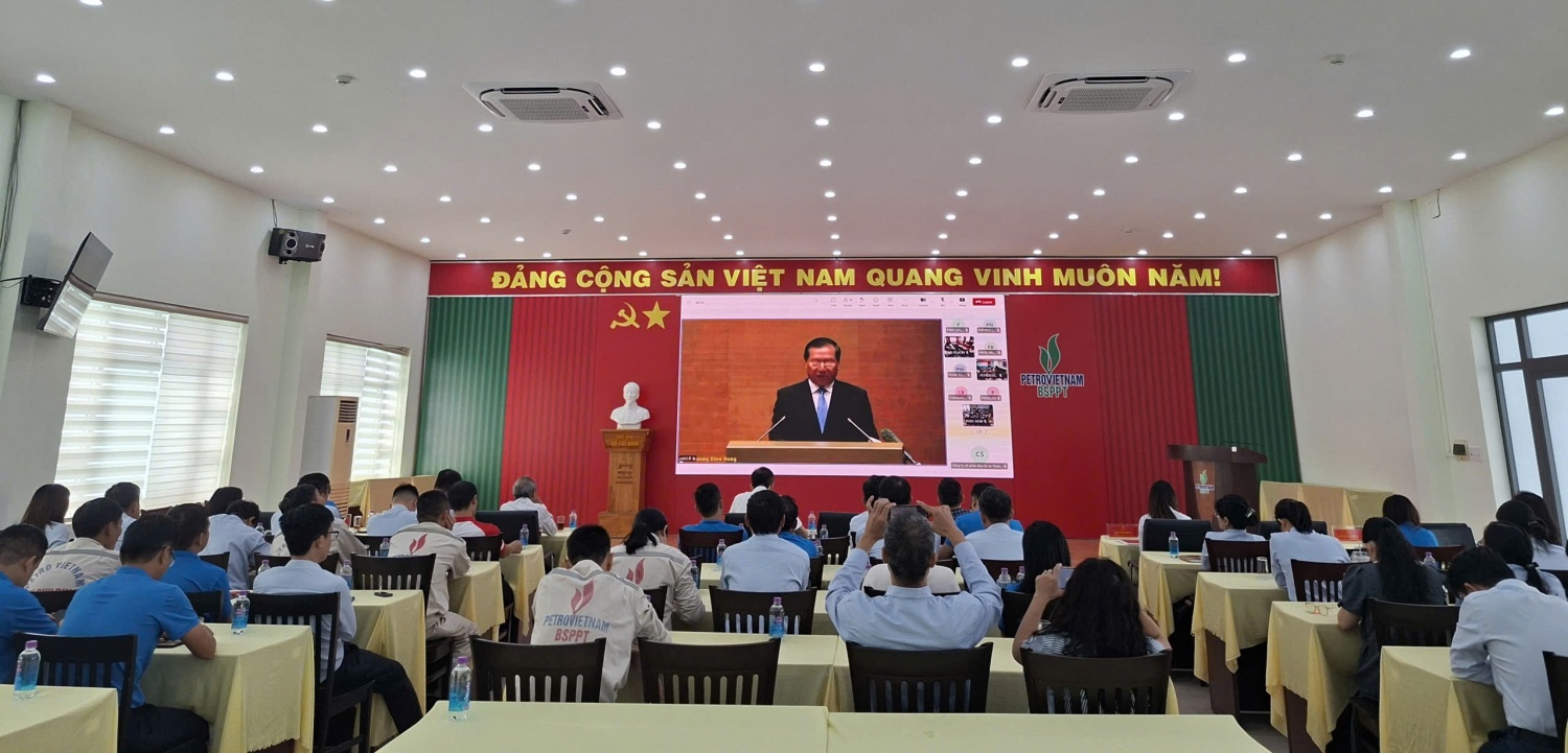 Gần 8.000 đảng viên Petrovietnam tham dự Hội nghị toàn quốc quán triệt 4 Nghị quyết của Bộ Chính trị
