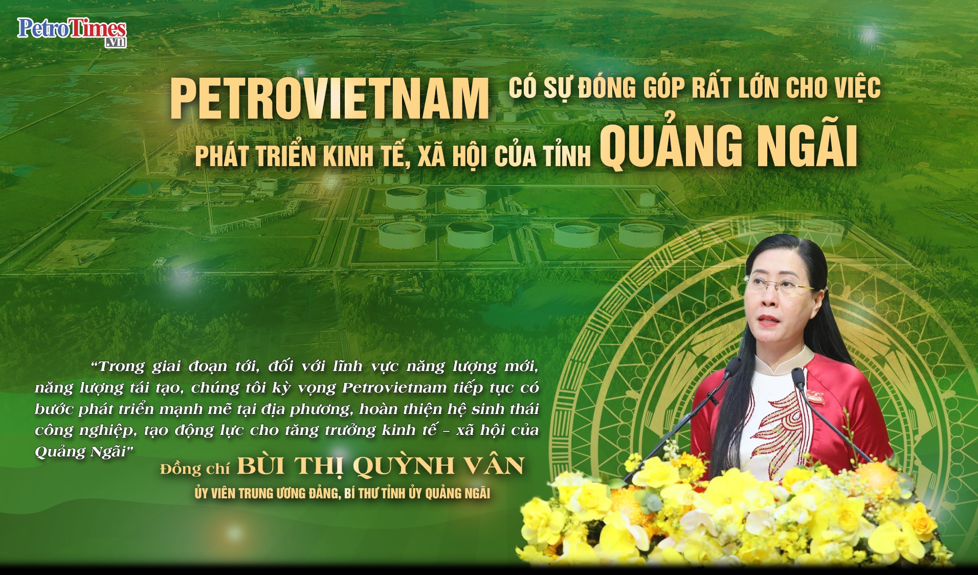 [P-Magazine] Petrovietnam có sự đóng góp rất lớn cho việc phát triển kinh tế, xã hội của tỉnh Quảng Ngãi