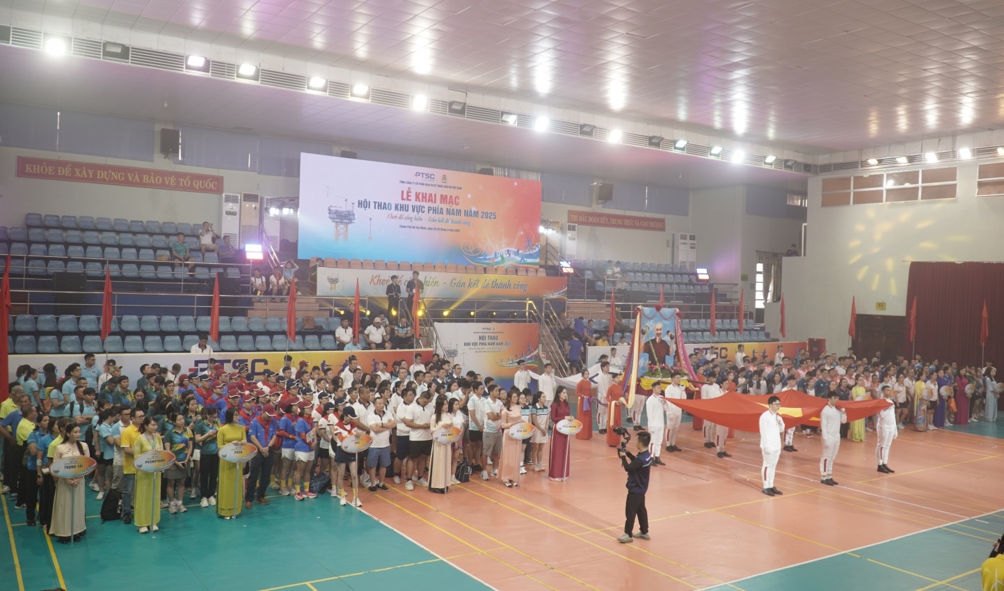 Khai mạc Hội thao PTSC khu vực miền Nam năm 2025