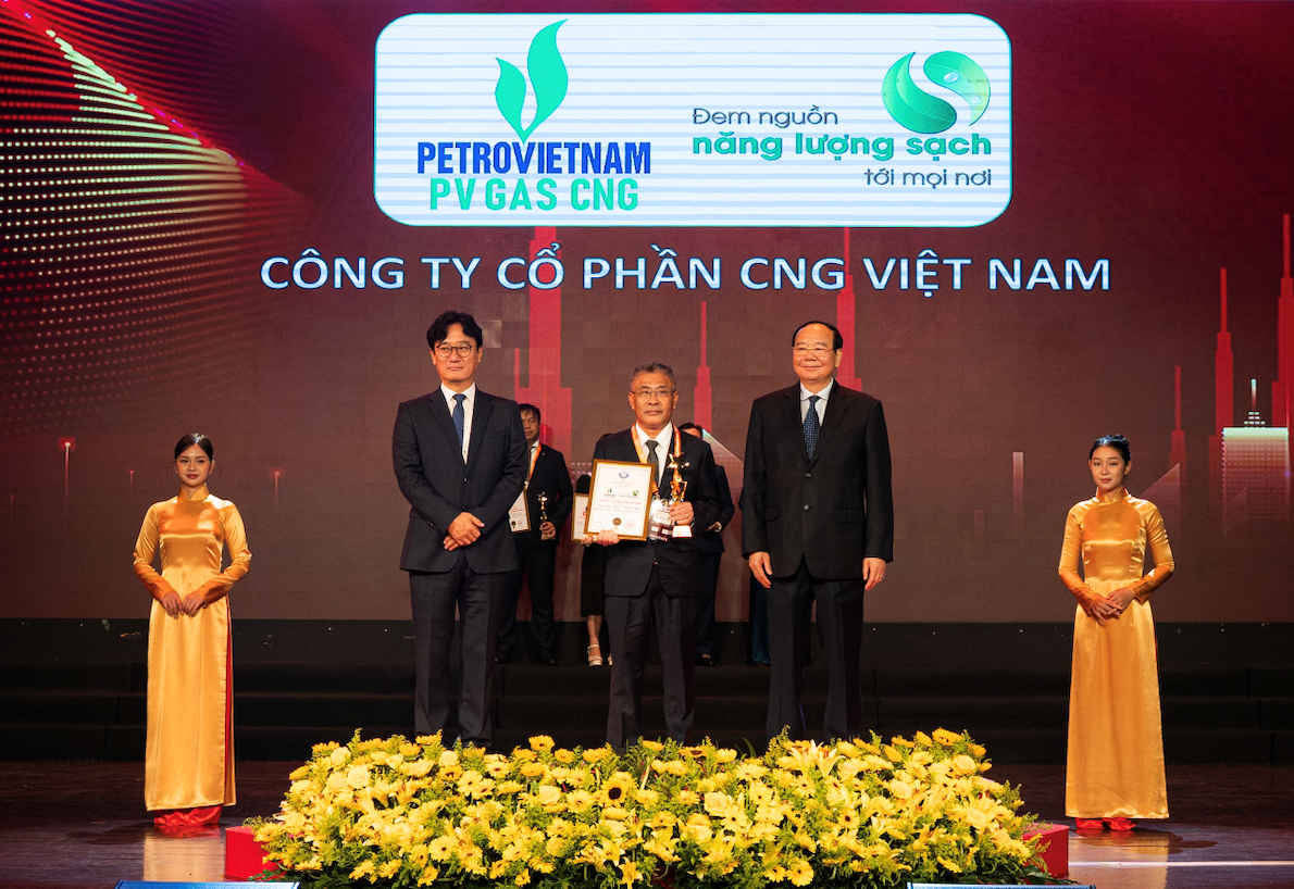 PV GAS CNG nhận giải “Thương hiệu – Nhãn hiệu được yêu thích nhất 2025”