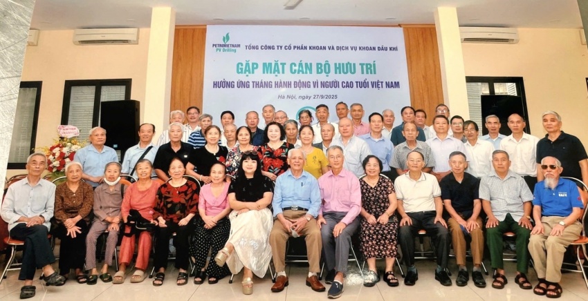 PV Drilling tri ân cán bộ hưu trí nhân kỷ niệm 50 năm Petrovietnam