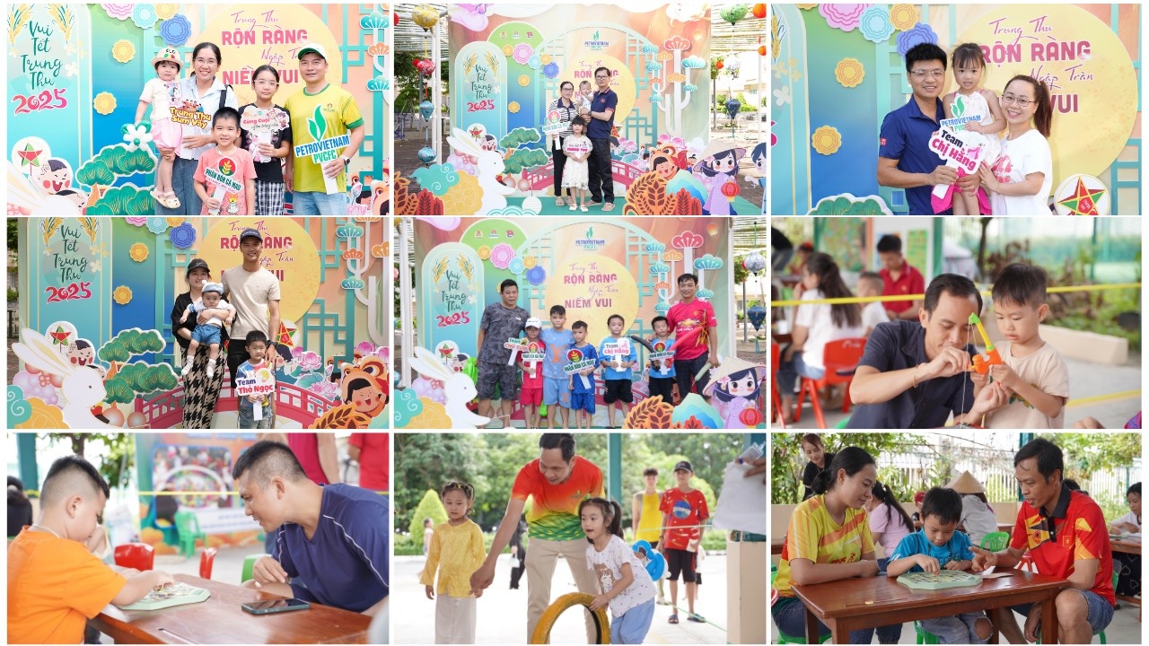 Công đoàn và Đoàn Thanh niên PVCFC tổ chức Tết Trung thu 2025 cho con em CBCNV Công đoàn và Đoàn Thanh niên PVCFC tổ chức Tết Trung thu 2025 cho con em CBCNV