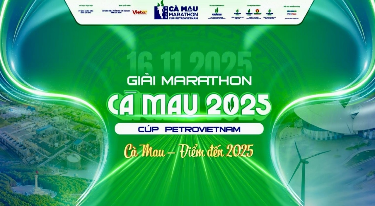 Giải Marathon – Cà Mau 2025 Cúp PETROVIETNAM sẵn sàng khởi tranh Giải Marathon – Cà Mau 2025 Cúp PETROVIETNAM sẵn sàng khởi tranh