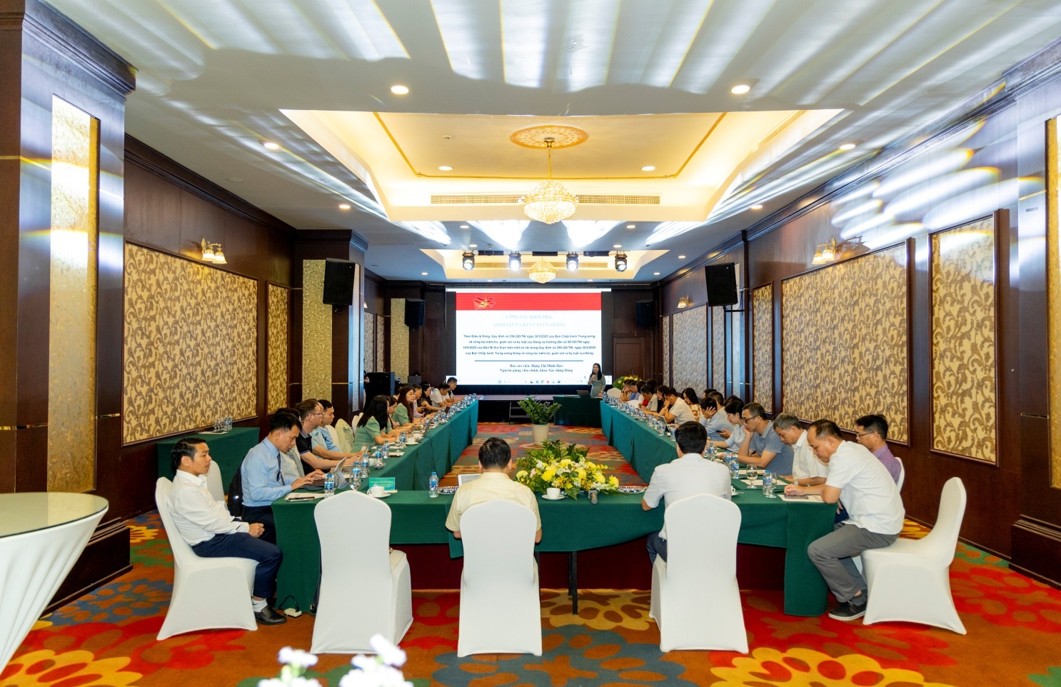Toàn cảnh Hội nghị tập huấn nghiệp vụ công tác kiểm tra, giám sát và thi hành kỷ luật Đảng năm 2025 Toàn cảnh Hội nghị tập huấn nghiệp vụ công tác kiểm tra, giám sát và thi hành kỷ luật Đảng năm 2025