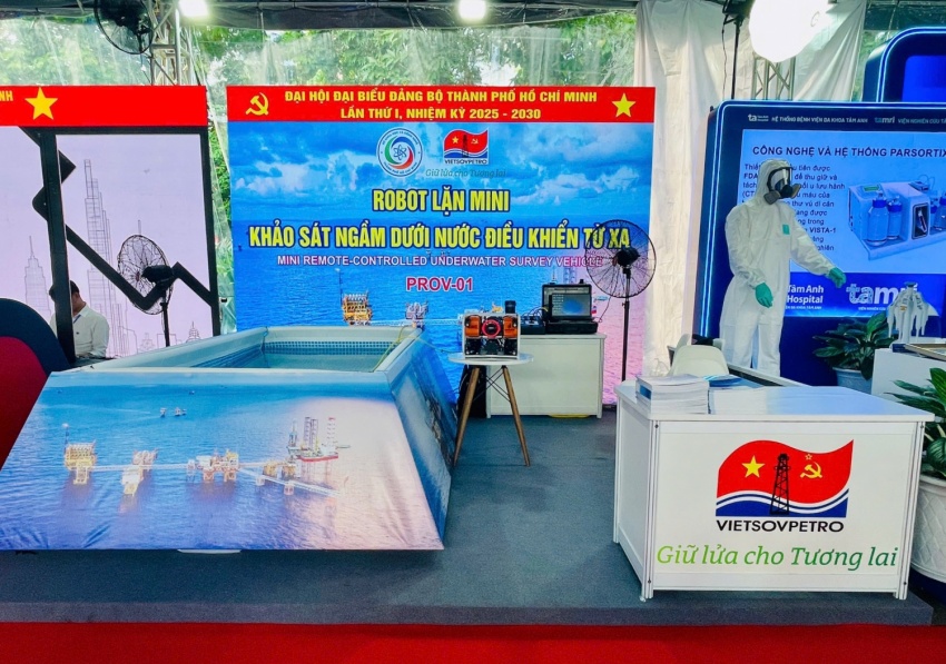 Vietsovpetro tham gia triển lãm Sản phẩm công nghệ chiến lược quốc gia chào mừng Đại hội Đảng bộ TP. Hồ Chí Minh Vietsovpetro tham gia triển lãm