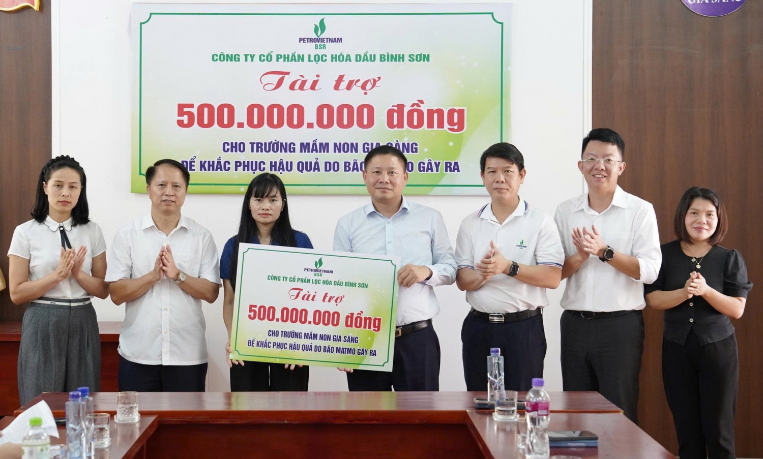 Người lao động BSR hỗ trợ 1,2 tỷ đồng giúp các trường học tại Thái Nguyên khắc phục hậu quả mưa lũ Người lao động BSR hỗ trợ 1,2 tỷ đồng giúp các trường học tại Thái Nguyên khắc phục hậu quả mưa lũ