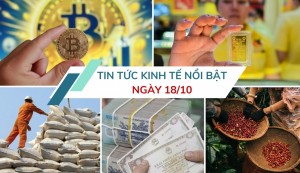Tin tức kinh tế ngày 18/10: Bitcoin lao dốc thảm