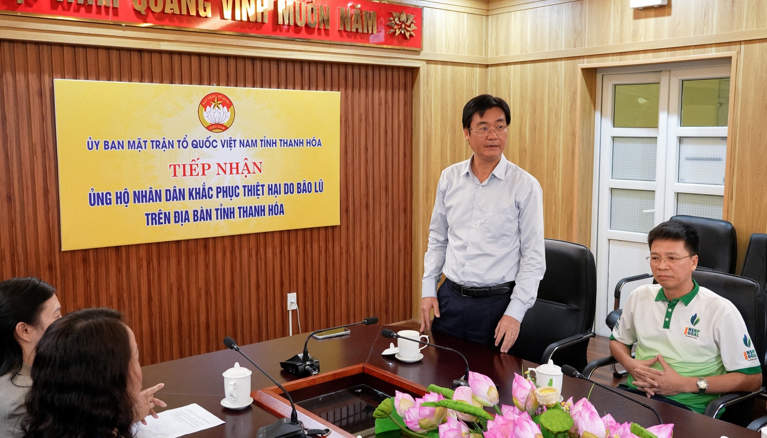 Công đoàn Petrovietnam/NSRP hỗ trợ người lao động và đồng bào tỉnh Thanh Hóa vượt qua khó khăn sau bão