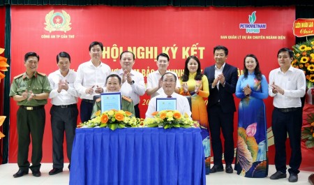 PVPMB và Công an TP Cần Thơ ký kết Quy chế phối hợp đảm bảo an ninh, an toàn Dự án Ô Môn IV