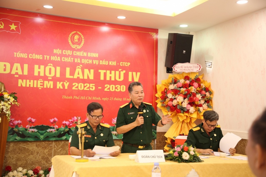 Đại hội Hội CCB PVChem lần thứ IV, nhiệm kỳ 2025 2030 thành công tốt đẹp