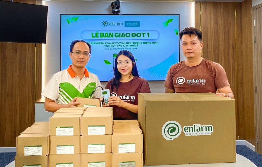 PVFCCo - Phú Mỹ hợp tác cùng Enfarm: Bước tiến lớn trong chuyển đổi số nông nghiệp Việt Nam