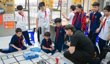 [VIDEO] Một giờ học trong “phòng STEM” của học sinh Cầu Giấy