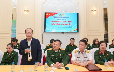 Hội CCB BMQL&ĐH Petrovietnam tổ chức sinh hoạt chuyên đề “Tiên phong - Vượt trội - Bền vững - Toàn cầu”