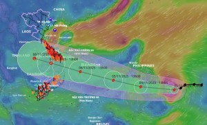 Bão số 13 (Kalmaegi) có thể giật tới cấp 17, dự kiến đổ bộ miền Trung