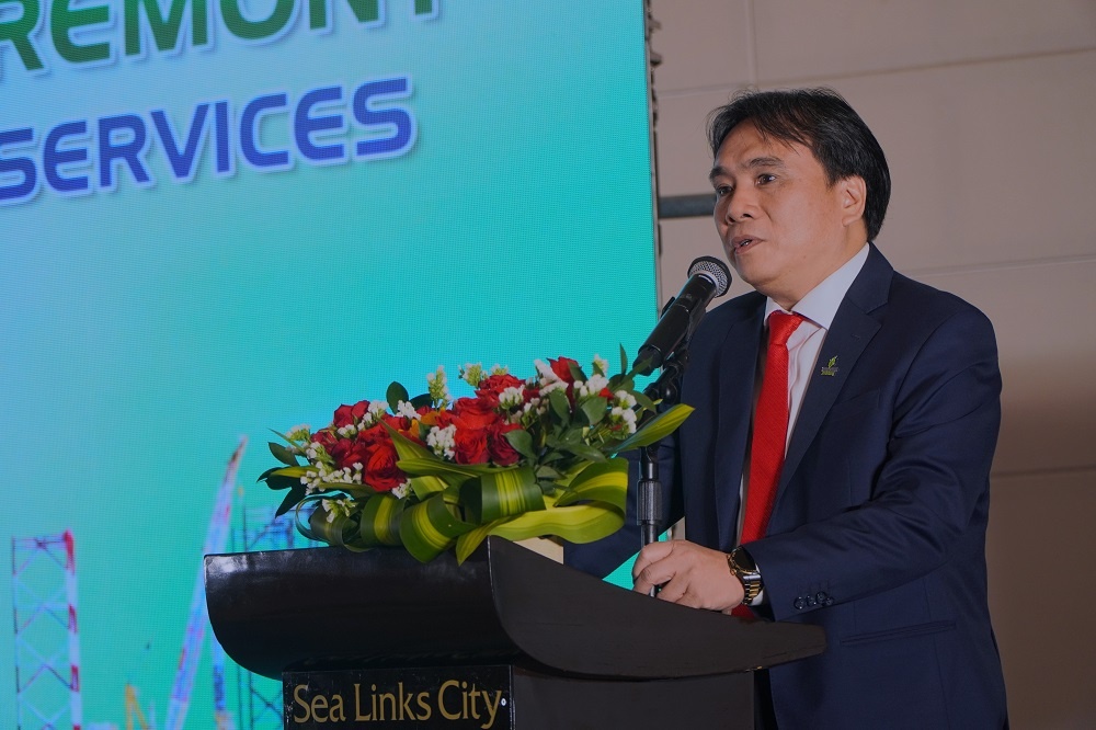 Ông Nguyễn Xuân Cường – Tổng giám đốc PV Drilling phát biểu tại lễ ký kết