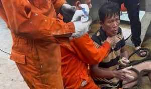 Quảng Ngãi: Tìm thấy một trong ba người mất tích lúc bão số 13 đổ bộ