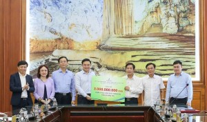 Petrovietnam trao tặng tỉnh Quảng Trị 3 tỷ đồng để góp phần khắc phục hậu quả thiên tai