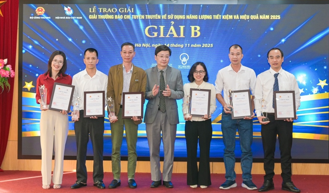 Tạp chí Năng lượng Mới - PetroTimes đạt giải B Giải báo chí tuyên truyền về sử dụng năng lượng tiết kiệm, hiệu quả năm 2025