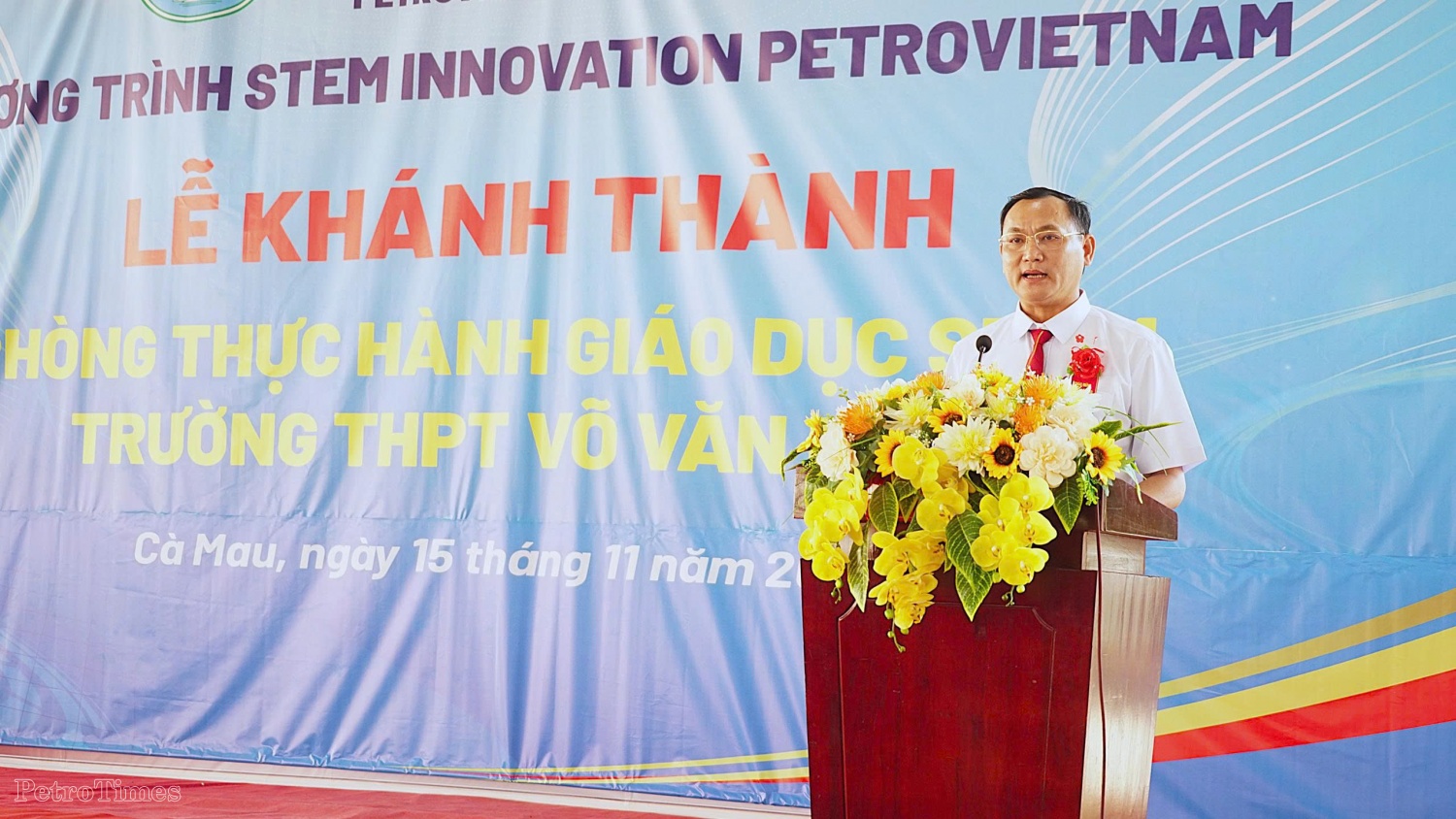Petrovietnam khánh thành phòng thực hành giáo dục STEM Trường THPT Võ Văn Kiệt (Cà Mau) Petrovietnam khánh thành phòng thực hành giáo dục STEM Trường THPT Võ Văn Kiệt (Cà Mau)